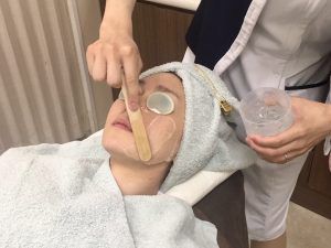 フォトシルクプラス施術中